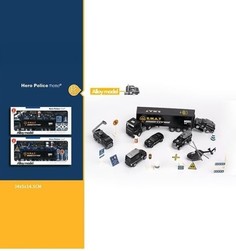 Набор игровой (машинки, вертолет, дорожные зкаки) Zhorya 34495DT