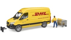 Игрушечная машинка Bruder Mercedes-Benz Sprinter фургон DHL с фигуркой 02-671