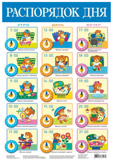 Плакат Дрофа-Медиа Распорядок Дня 2095