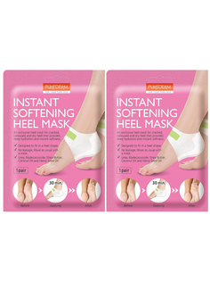Смягчающие педикюрные носочки для ног Purederm Instant Softening Heel Mask 4 пары