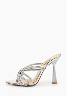 Шлепанцы женские Marco Bonne` PL21-180PEL серебристые 36 RU