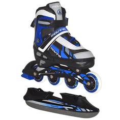 Раздвижные роликовые коньки RGX (со сменными лезвиями) Moving Blue XS (27-30)