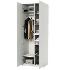 Шкаф комбинированный Шарм-Дизайн ДОК-2 80х60 белый