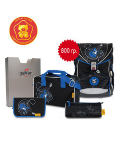 Ранец DerDieDas ErgoFlex "Рок-гитара" 800г, 5 предметов 8405110S