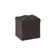 Пуф с ящиком для хранения ТриЯ Тип 4 Коричневый кашемир экокожа Triya