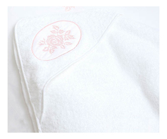 Детское полотенце Luxberry Rose Белый-Розовый 100х100 см