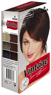 Краска для волос FIONA Vintage Color 64 Махагон 180 мл