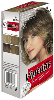 Краска для волос FIONA Vintage Color 54 Натуральный блондин 180 мл