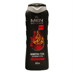 Iris Men Body&Hair Шампунь-гель для волос и тела Red Fire 400 мл