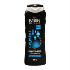 Iris Men Body&Hair Шампунь-гель для волос и тела Crystal Ice 400 мл