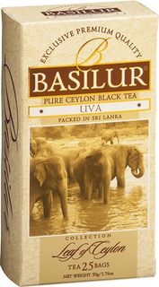 Чай черный Basilur uva цейлонский 25 пакетиков
