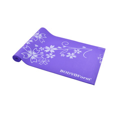Коврик для фитнеса Body Form BF-YM02 violet 173 см, 6 мм
