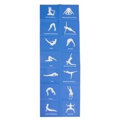 Коврик для фитнеса Body Form BF-YM06 blue 173 см, 4 мм