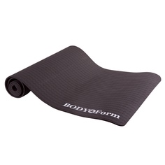 Коврик для фитнеса Body Form BF-YM07 black 183 см, 6 мм