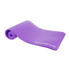 Коврик для фитнеса Body Form BF-YM04 violet 183 см, 10 мм