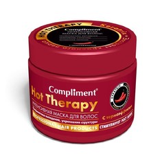 Маска-обертывание Compliment Hot Therapy горячая для поврежденных и ослабленных волос500мл Тимекс