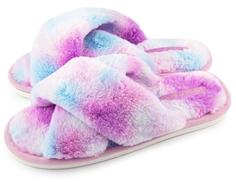 Домашние тапочки женские Smile of Milady 352-348 фиолетовые 36-37 RU