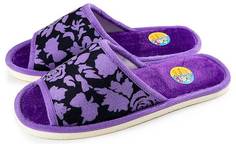Домашние тапочки женские Smile of Milady А-70 В22-050 фиолетовые 40-41 RU