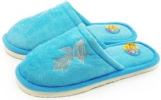 Домашние тапочки женские Smile of Milady А-140-010 голубые 38-39 RU