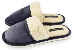 Домашние тапочки женские Smile of Milady А-42-056 серые 38-39 RU