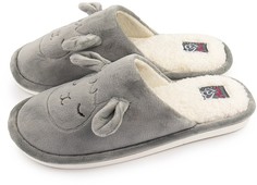 Домашние тапочки женские Smile of Milady 352-532 серые 36-37 RU