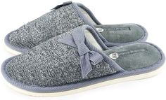 Домашние тапочки женские Smile of Milady А-82-098 серые 40-41 RU