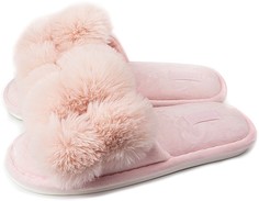 Домашние тапочки женские Smile of Milady 352-183 оранжевые 36-37 RU