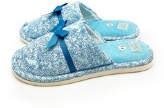 Домашние тапочки женские Smile of Milady А-82-142 голубые 36 RU