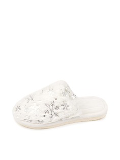 Домашние тапочки женские Smile of Milady A-82-584 белые 36 RU