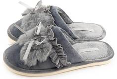 Домашние тапочки женские Smile of Milady А-78-155 серые 36-37 RU