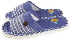 Домашние тапочки женские Smile of Milady А72-005 голубые 36-37 RU