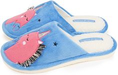 Домашние тапочки женские Smile of Milady А-82-430 голубые 40 RU