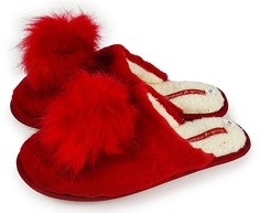 Домашние тапочки женские Smile of Milady 148-206 красные 40-41 RU