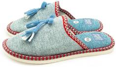 Домашние тапочки женские Smile of Milady А-82-084 голубые 38-39 RU