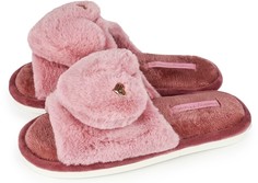 Домашние тапочки женские Smile of Milady 352-133 розовые 40-41 RU