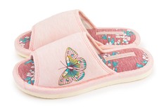 Домашние тапочки женские Smile of Milady А-82-166 розовые 36 RU