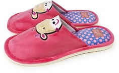 Домашние тапочки женские Smile of Milady А-82-129 розовые 36-37 RU
