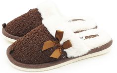 Домашние тапочки женские Smile of Milady А-82-182 коричневые 38 RU