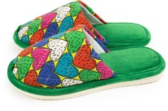 Домашние тапочки женские Smile of Milady А-82-562 зеленые 37 RU