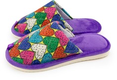 Домашние тапочки женские Smile of Milady А-82-562 фиолетовые 40 RU