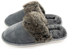 Домашние тапочки женские Smile of Milady 352-366 серые 40-41 RU