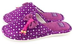 Домашние тапочки женские Smile of Milady А-82-079 бордовые 40-41 RU