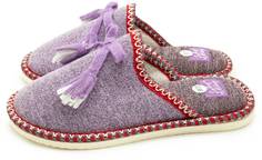 Домашние тапочки женские Smile of Milady А-82-084 фиолетовые 38-39 RU