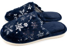 Домашние тапочки женские Smile of Milady A-82-584 синие 40 RU