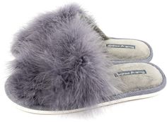 Домашние тапочки женские Smile of Milady 352-374 серые 38-39 RU