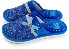 Домашние тапочки женские Smile of Milady А-82-111 синие 38-39 RU
