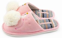 Домашние тапочки женские Smile of Milady 352-190 розовые 38-39 RU