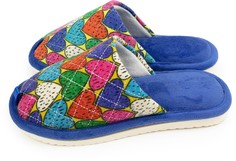 Домашние тапочки женские Smile of Milady А-82-562 синие 36 RU