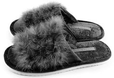 Домашние тапочки женские Smile of Milady 352-146 черные 36-37 RU