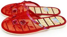 Домашние тапочки женские Smile of Milady С2950 красные 40 RU